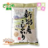 画像: 【新米入荷！】令和6年新潟産有機栽培コシヒカリ精米10kg(5kg×2個)